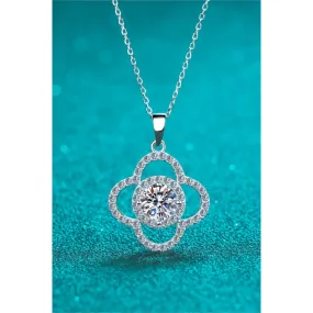 1 Carat Moissanite 925 Sterling Silver Necklace