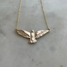 14K GOLD PURPLE MARTIN NECKLACE