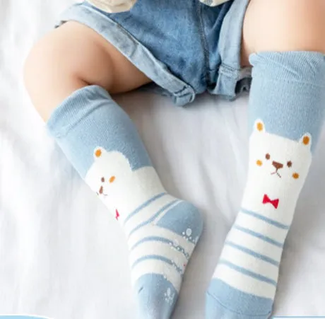 3 Pack Kids' Socks | non skid | Bear   fox