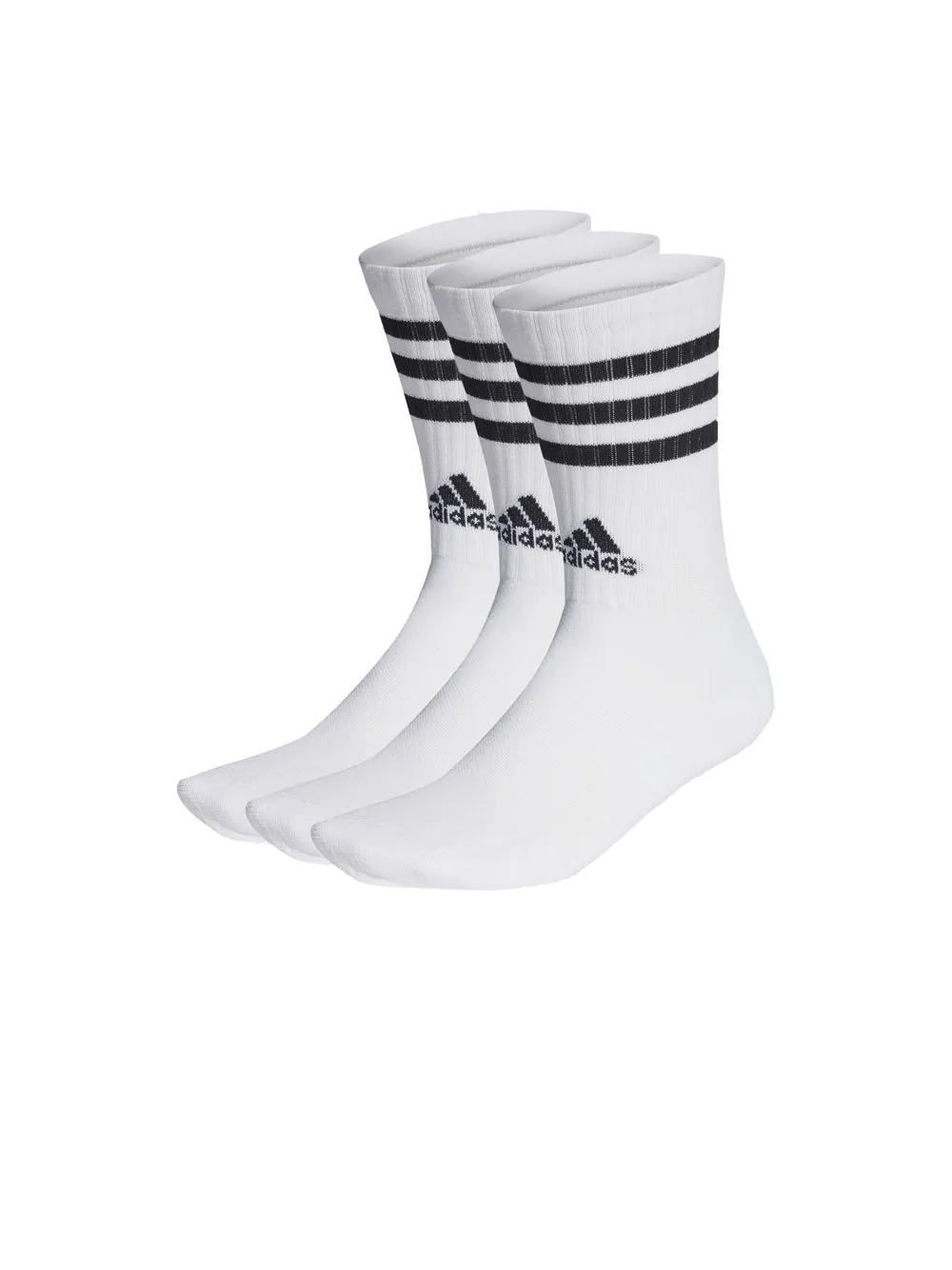 3S C Spw Crw 3p Socks - White Black