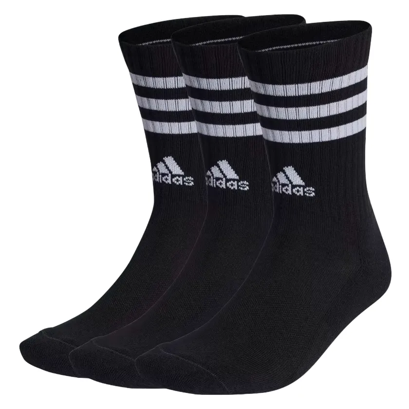 Adidas 3-stripe socks IC1321 black-white pack of 3 pairs