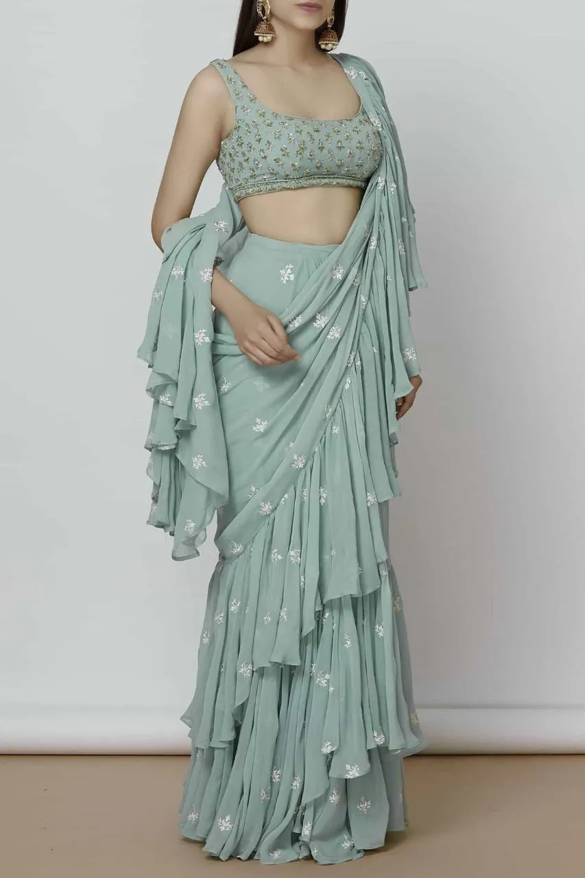 AQUA-BLUE-ORGANZA-SAREE-STONE-WORKED-BORDER