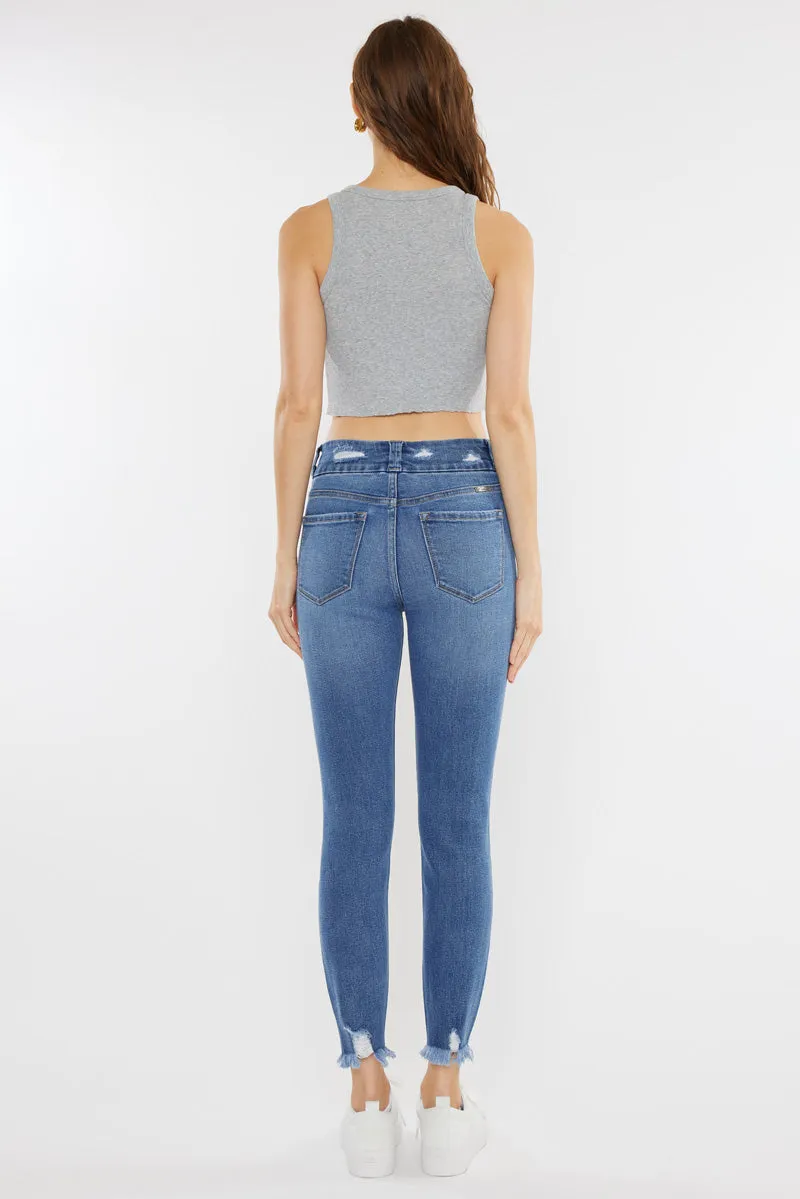 Ariana High Rise Ankle Skinny Jeans