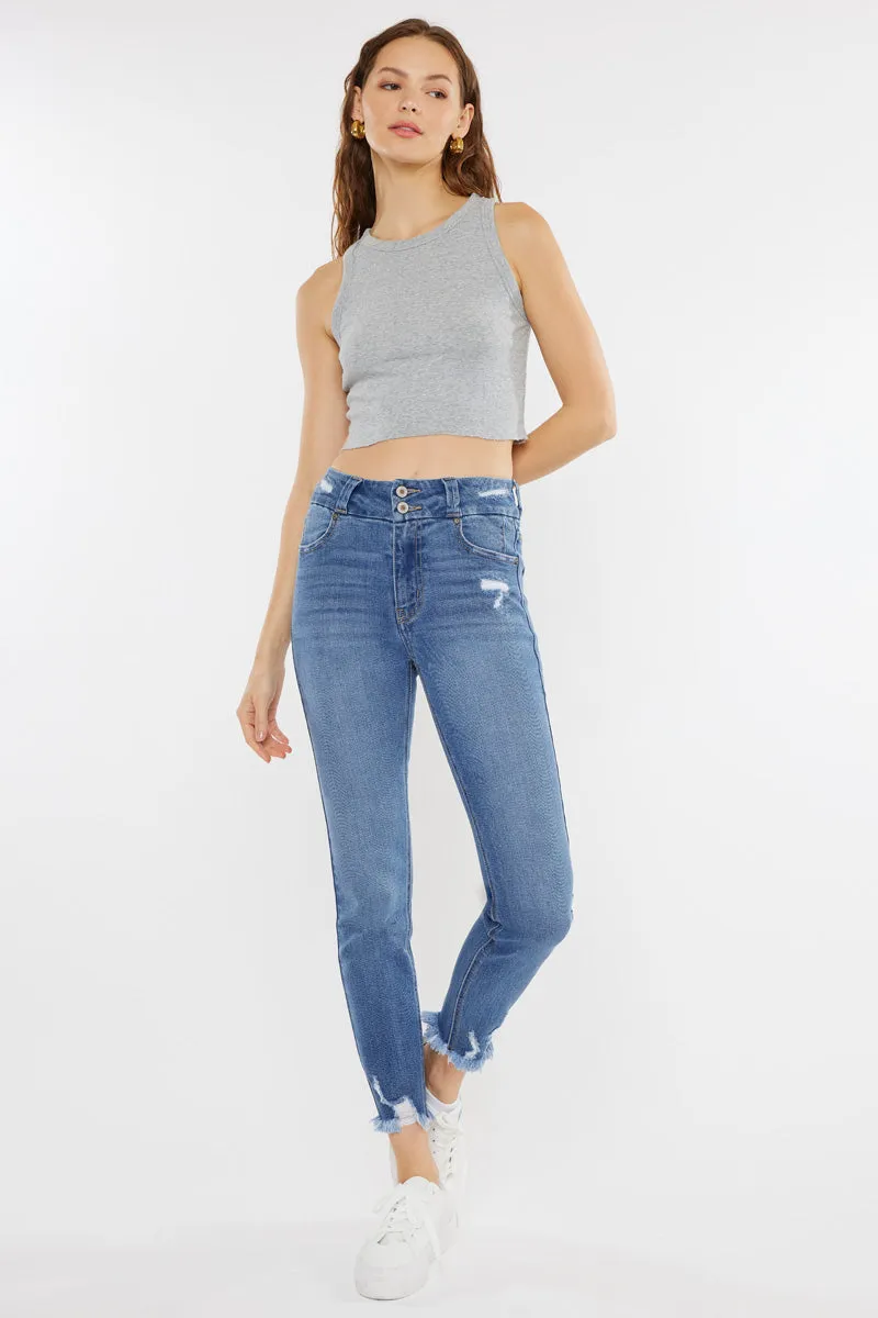 Ariana High Rise Ankle Skinny Jeans