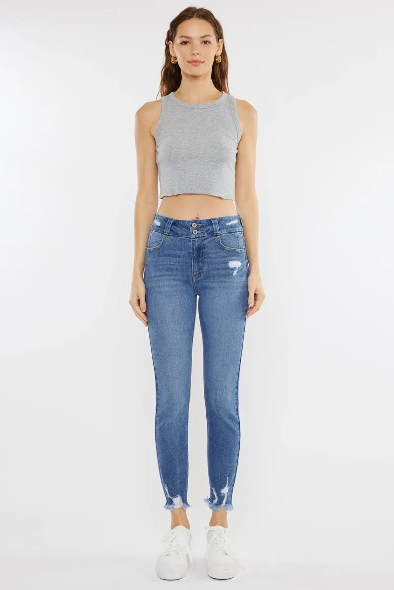 Ariana High Rise Ankle Skinny Jeans