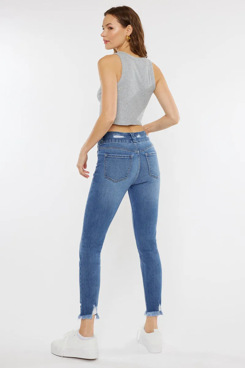 Ariana High Rise Ankle Skinny Jeans