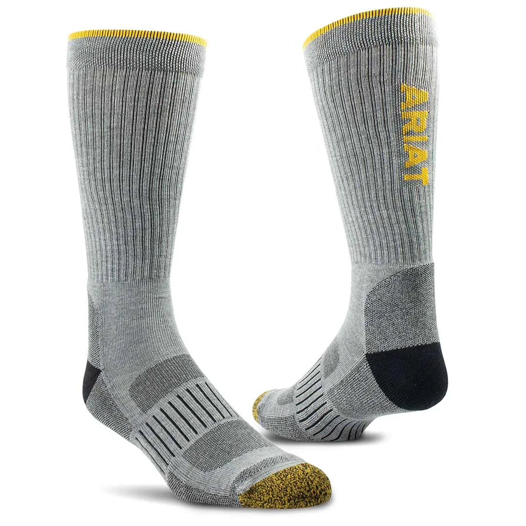 Ariat Work Tek Series High Performance Crew Socks - 2 Pack