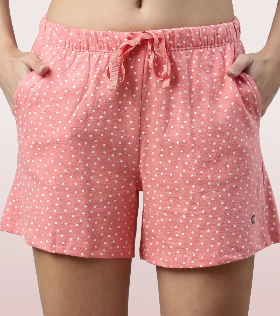 Basic Shorts | Mid-Thigh Length Jersey Shorts With Pockets