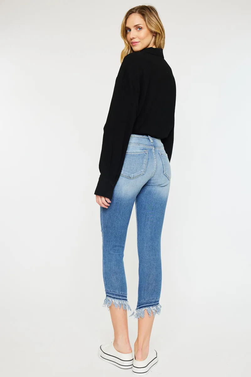 Camila Mid Rise Ankle Skinny Jeans