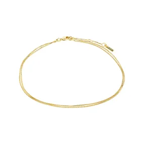 Care Gold Plated Double Ankle Chain