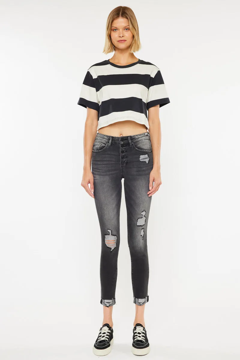 Cassidy High Rise Ankle Skinny Jeans