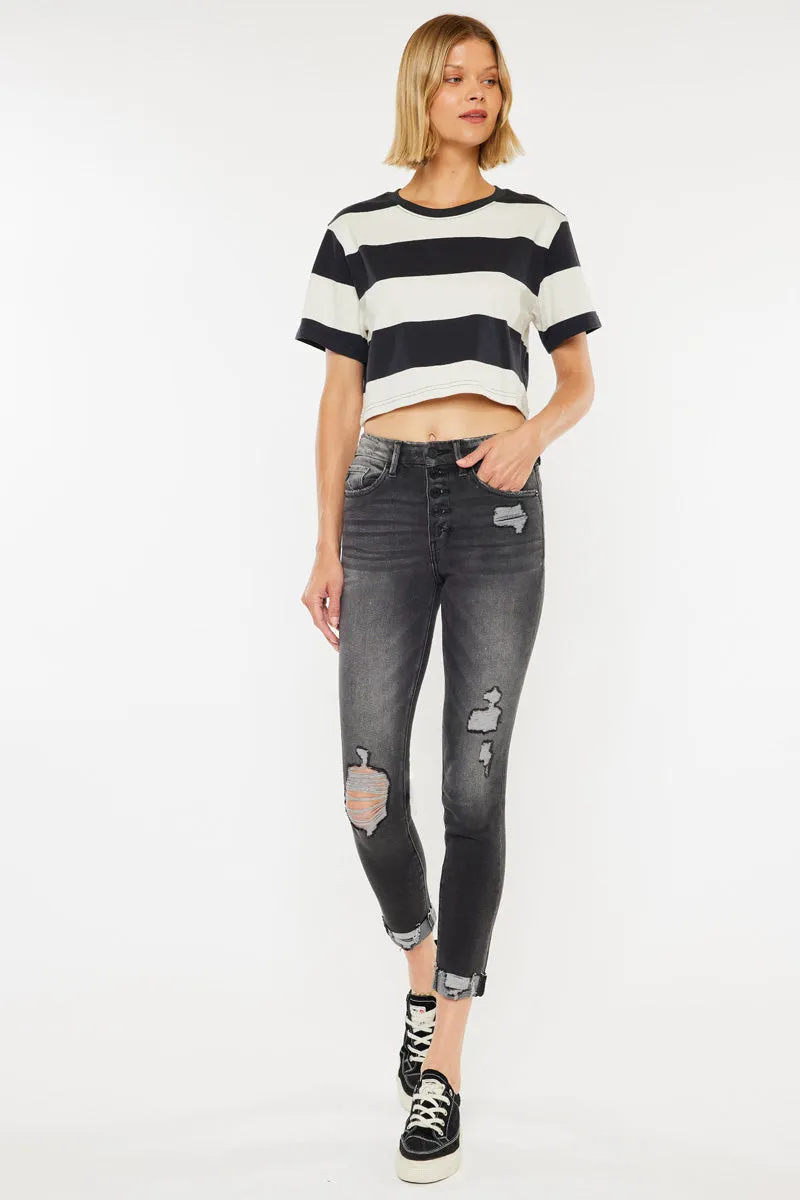 Cassidy High Rise Ankle Skinny Jeans