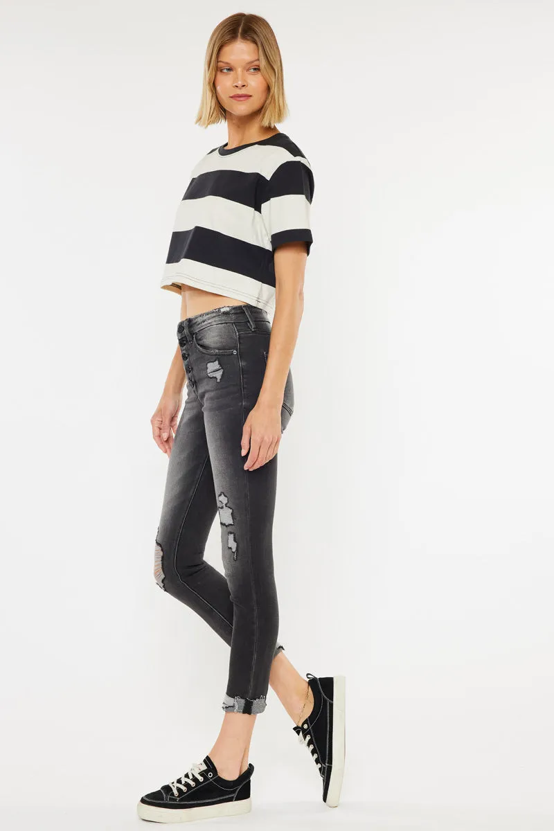 Cassidy High Rise Ankle Skinny Jeans