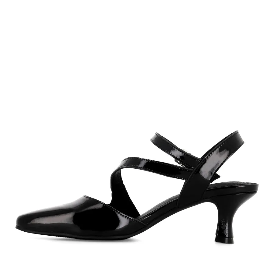 CHARISSA - BLACK PATENT LEATHER