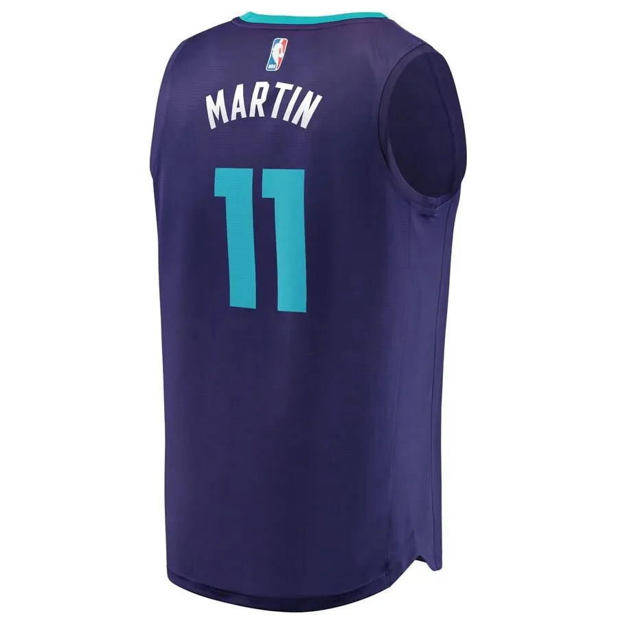 Charlotte Hornets Cody Martin Fanatics Branded Replica Fast Break Player Statement Jersey Kids - Purple | Ireland U8219E8