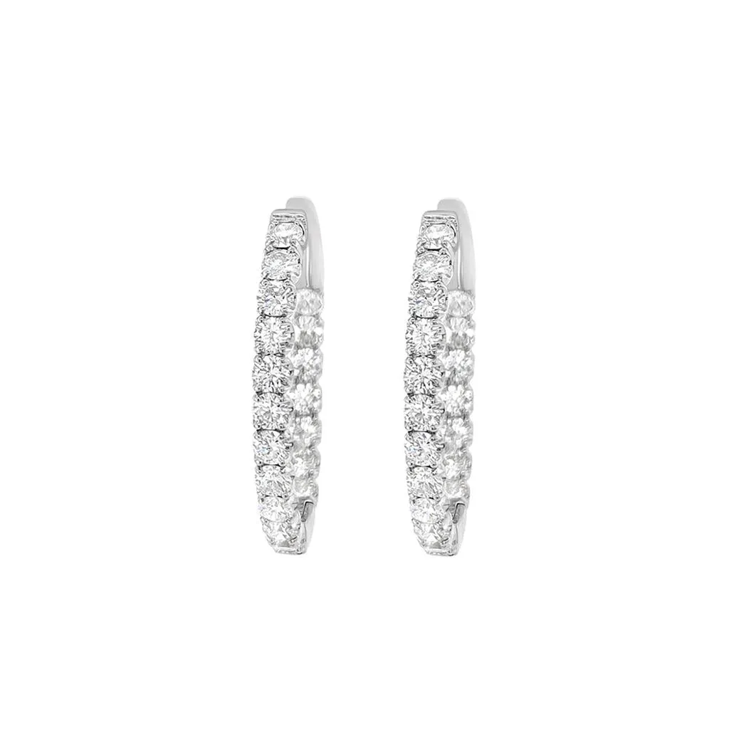 Clara by Martin Binder Diamond Hoop Earrings (3.00 ct. tw.)