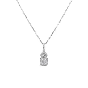 Clara by Martin Binder Emerald Cut Diamond Pendant Necklace (0.42 ct. tw.)