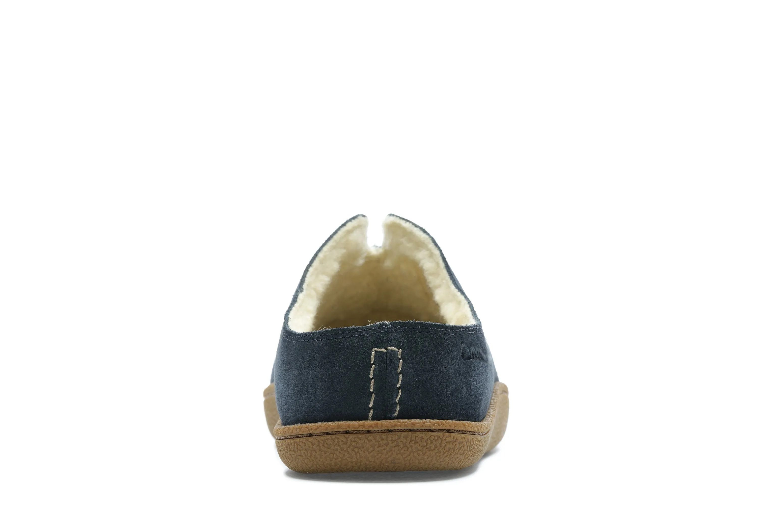 Clarks Home Mule Navy Suede