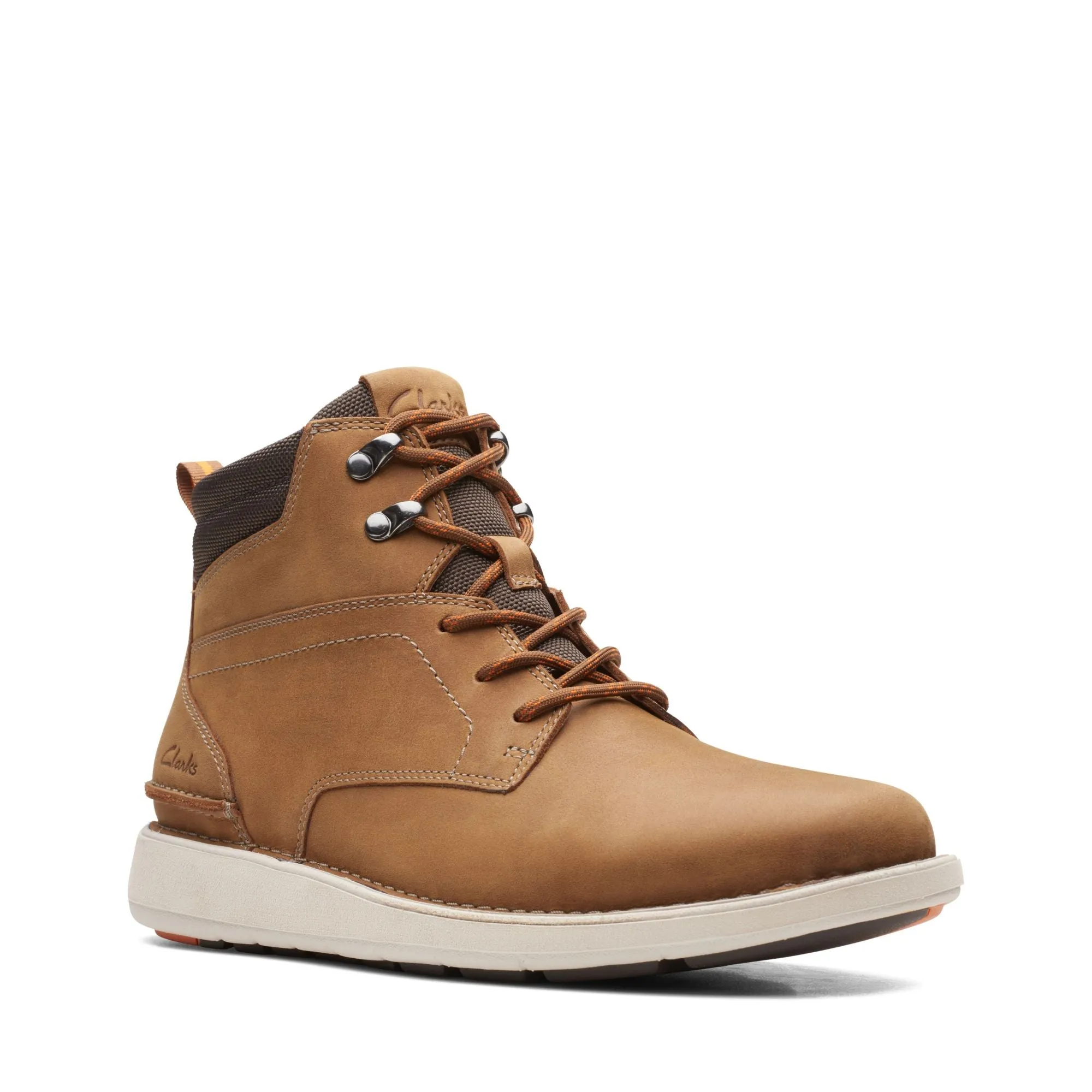 Clarks Larvik Mid Dark Tan Oily