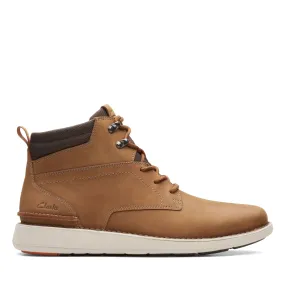 Clarks Larvik Mid Dark Tan Oily