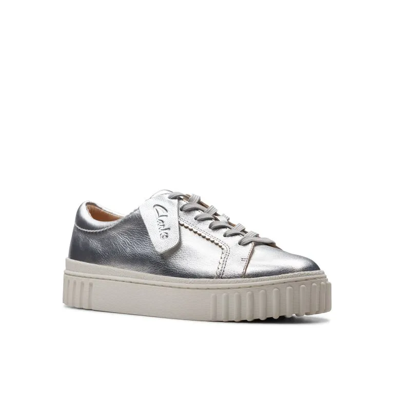 Clarks Mayhill Walk Silver Metallic