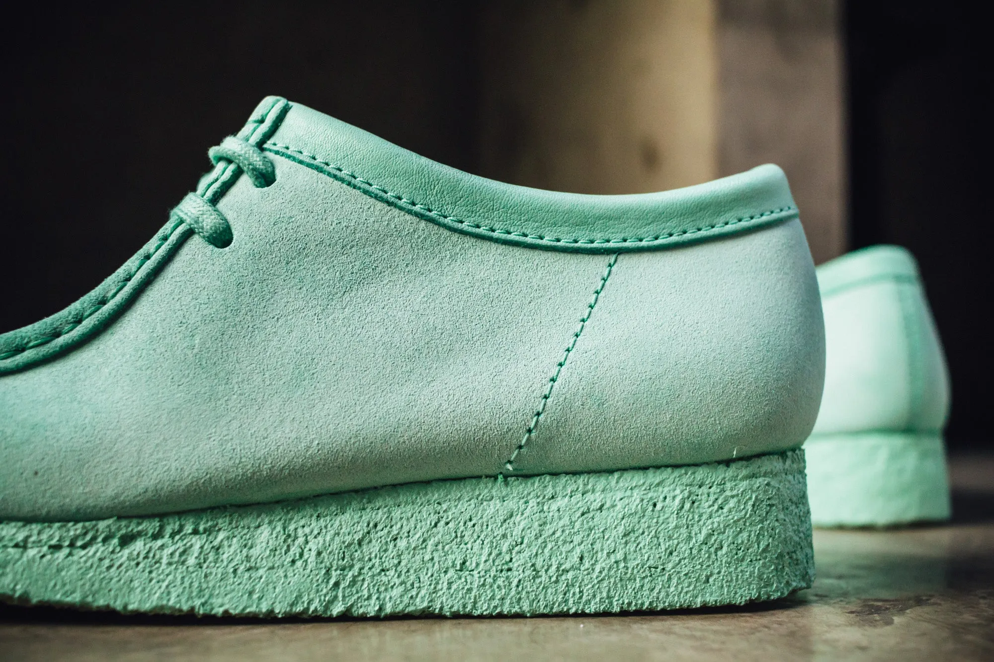 Clarks Originals Wallabee "Mint Suede"