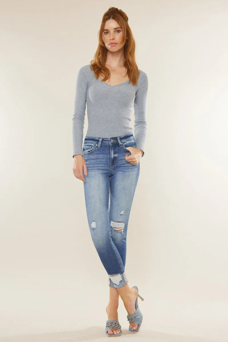 Cooper High Rise Ankle Skinny Jeans