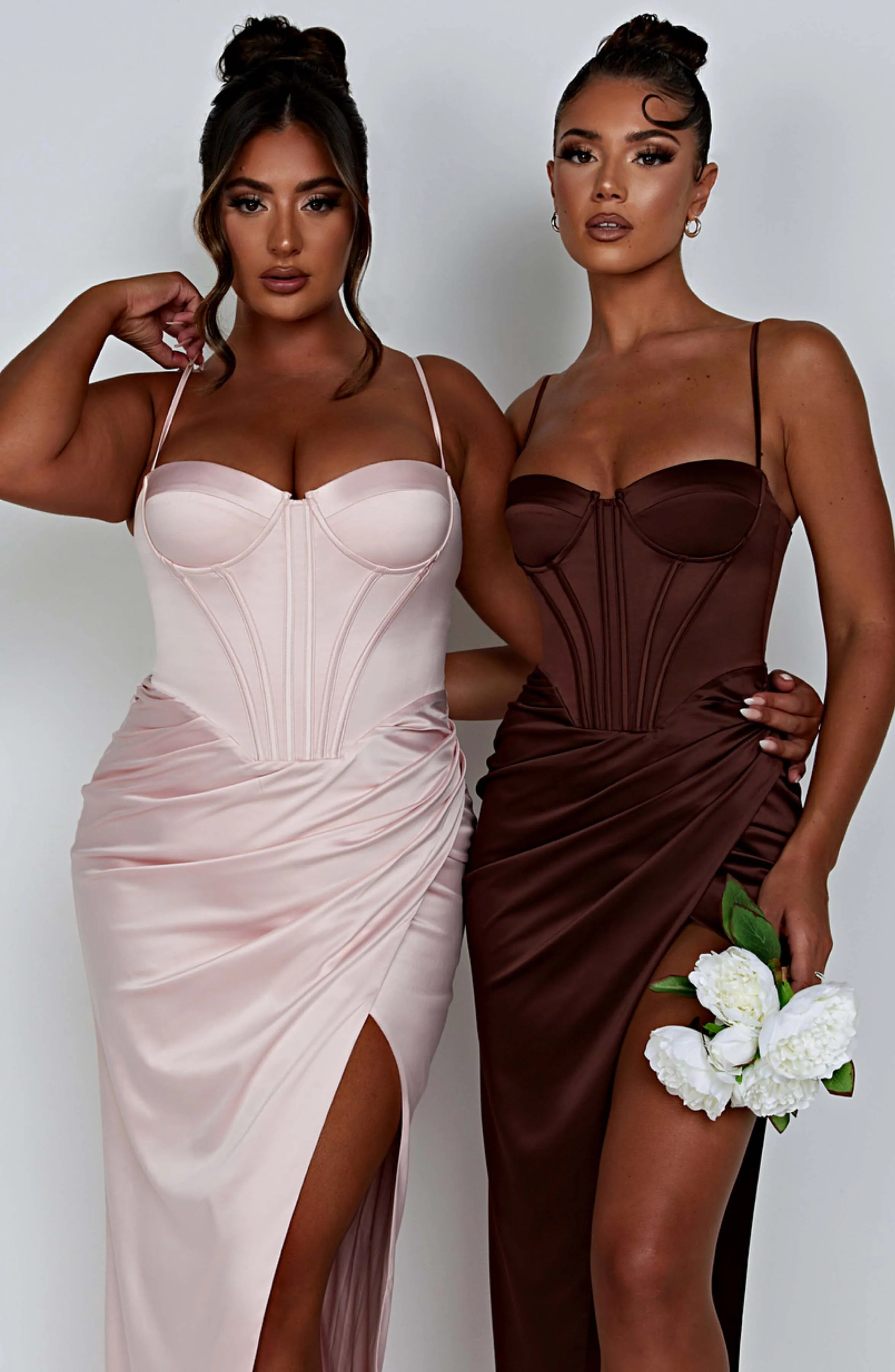 Despina Maxi Dress - Chocolate