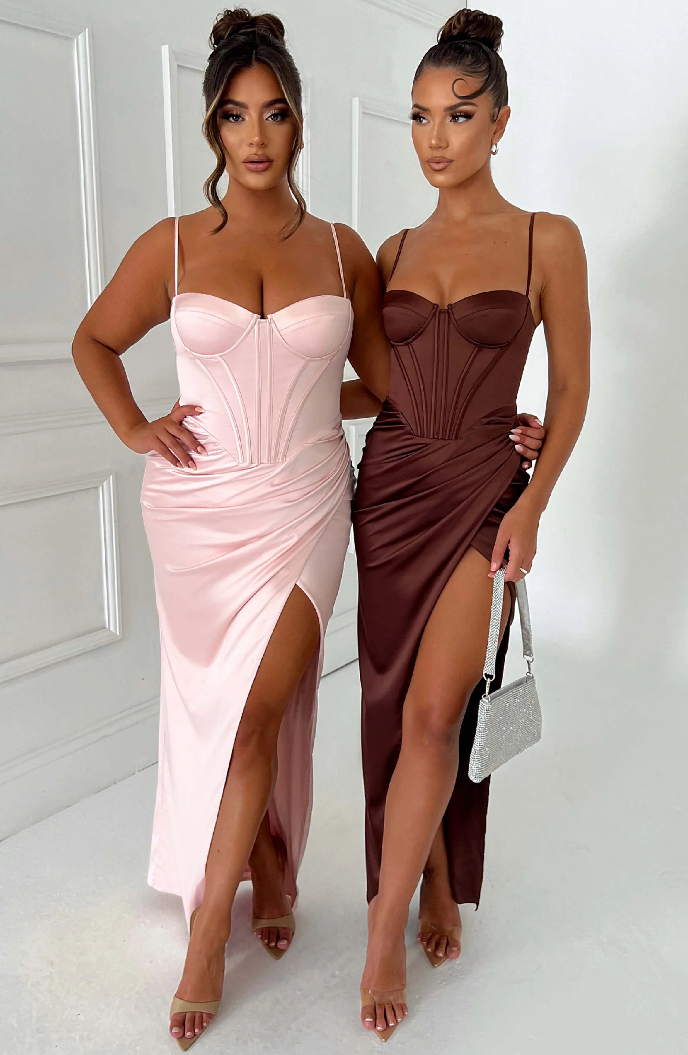 Despina Maxi Dress - Chocolate