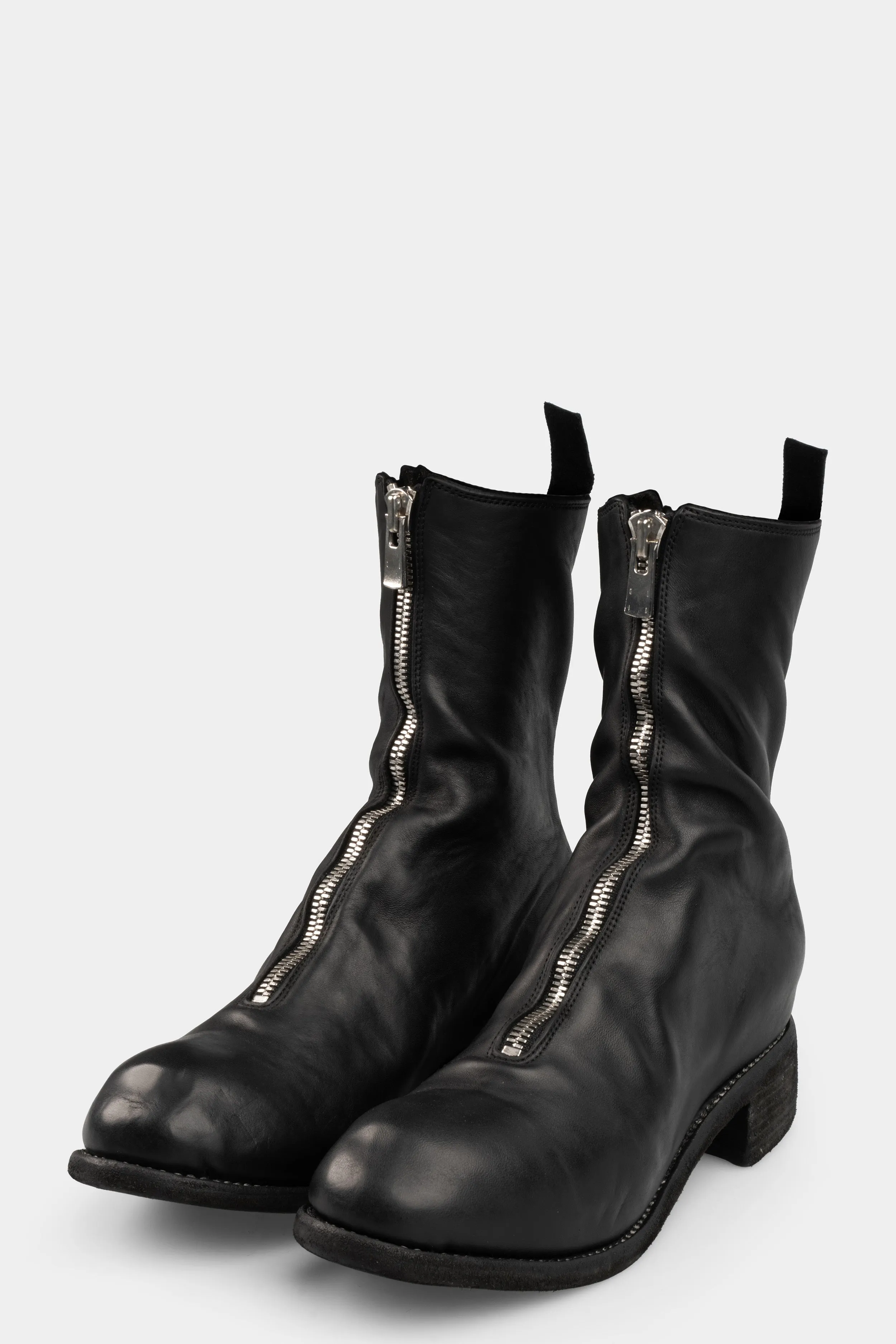 Front zip high top boots | PL2