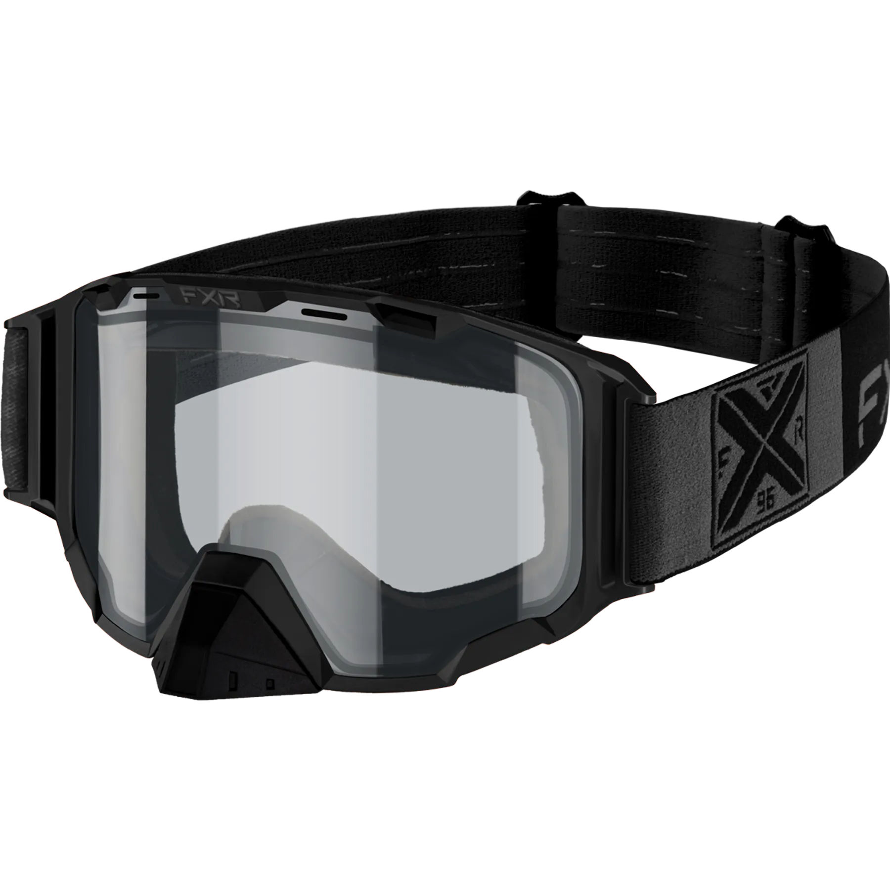 FXR Maverick Goggle Black Ops with Clear Lens