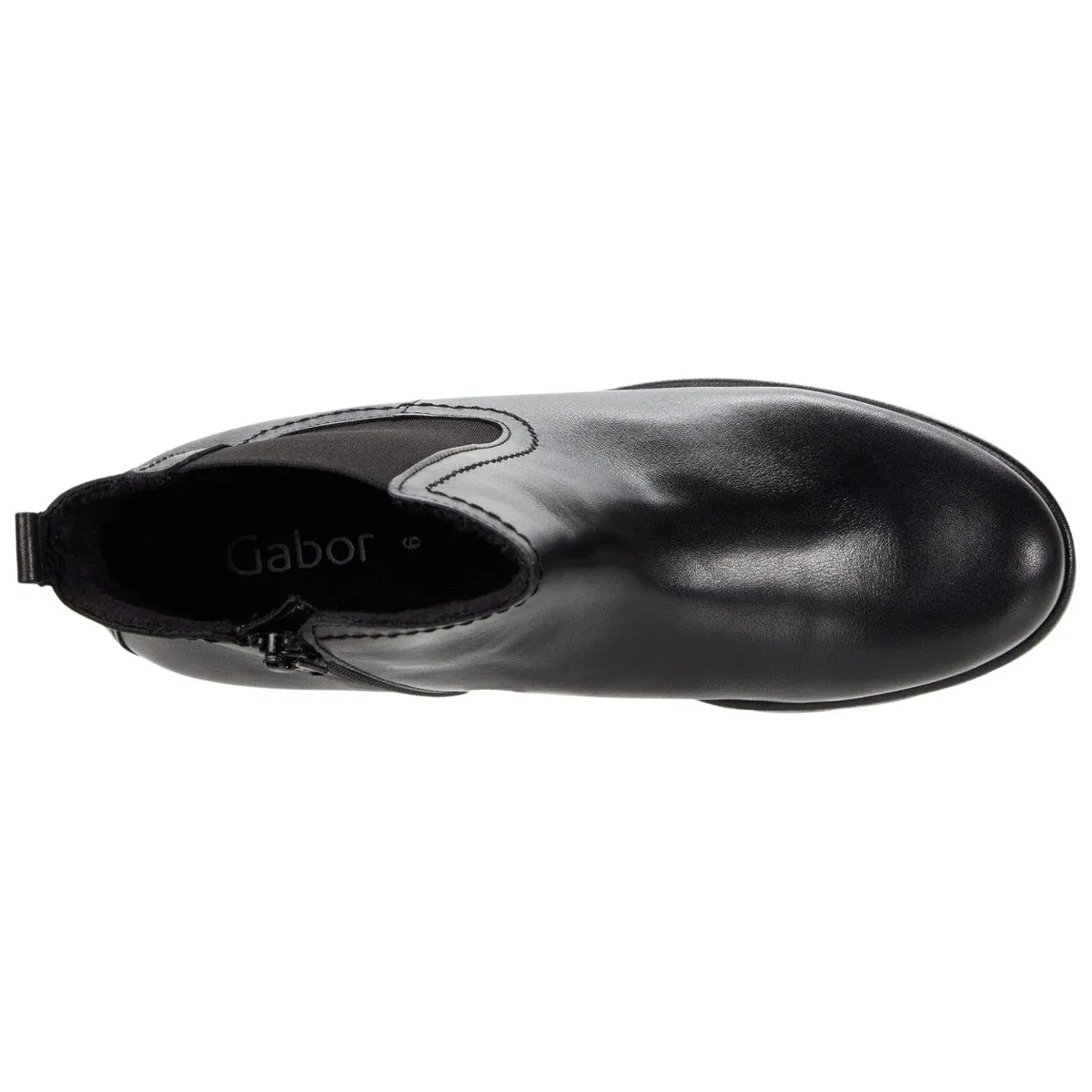 Gabor Women's 31.710.27 Chelsea Black Leather