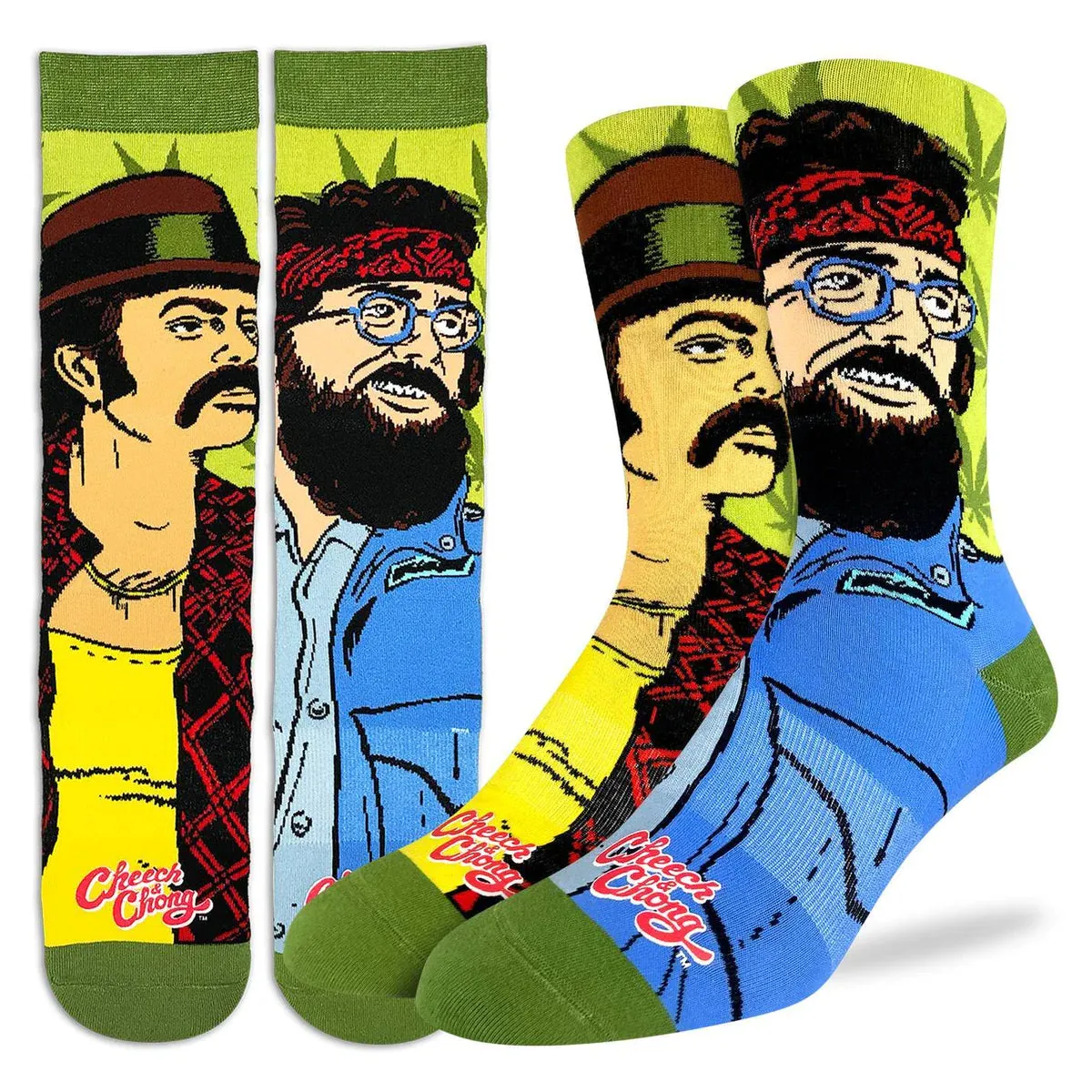 Good Luck Cheech & Chong Portraits Socks 4275