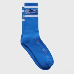 Homme Femme Galaxy Socks In Blue