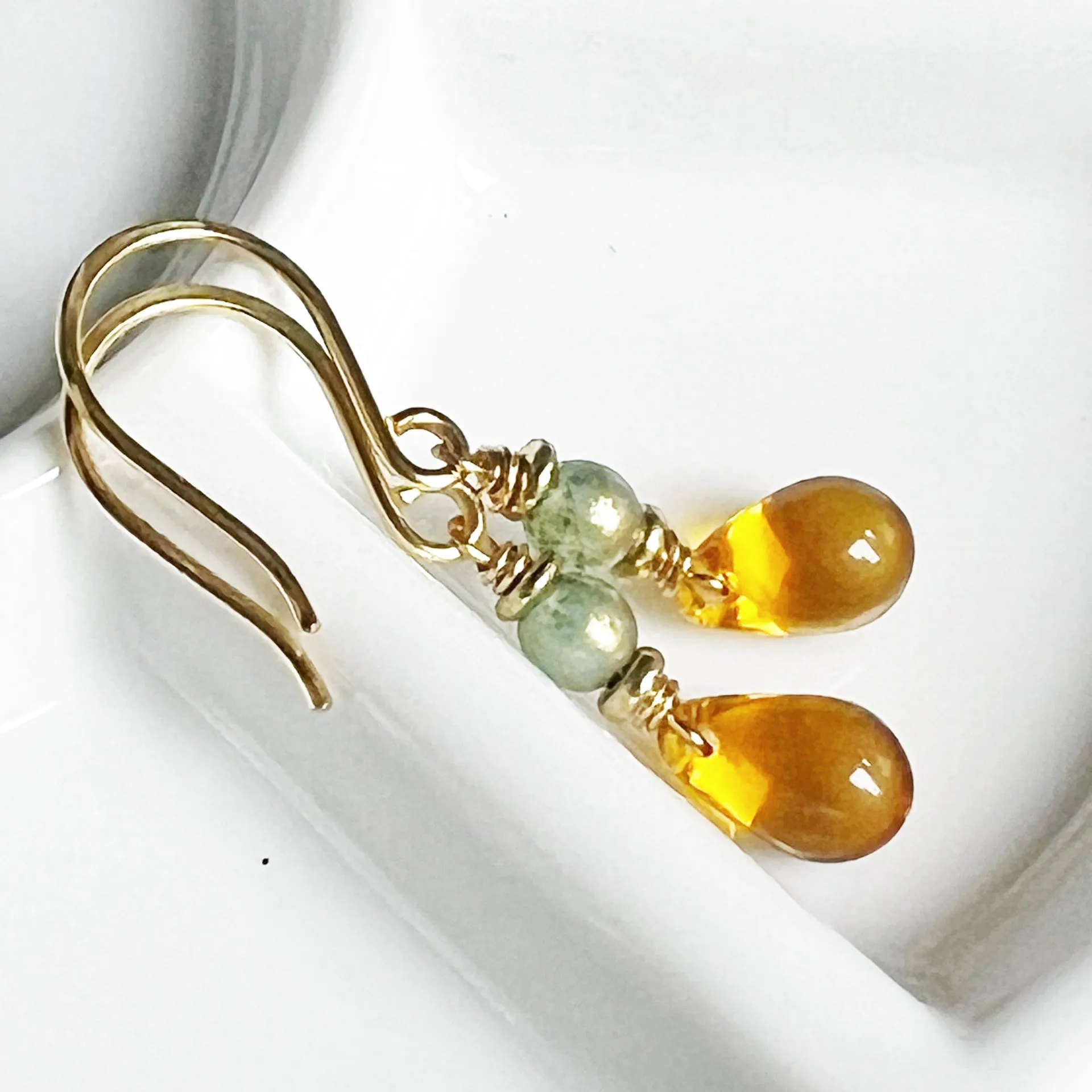 HoneyBead - Rain and Honey Earrings