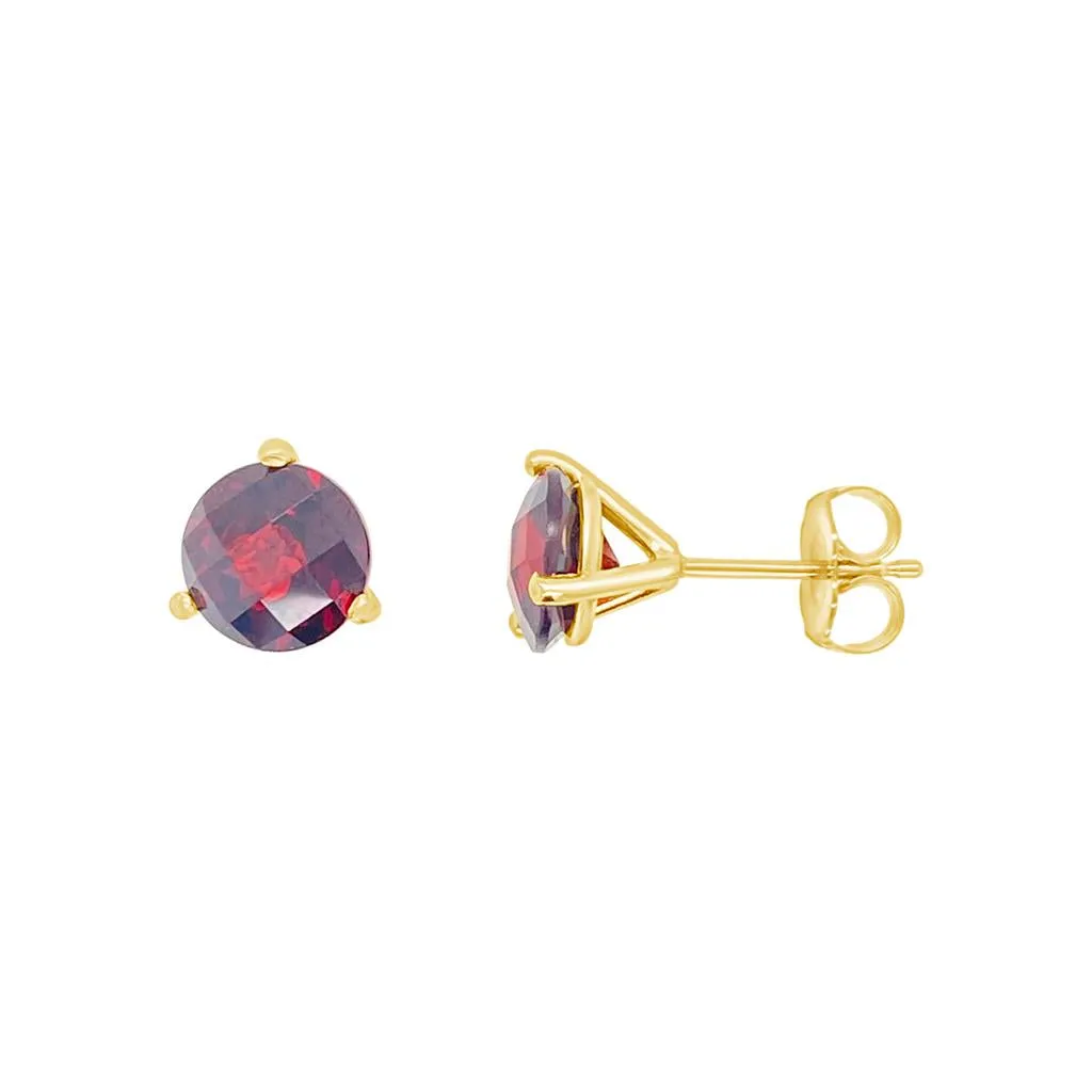 Irisa by Martin Binder Garnet Stud Earrings