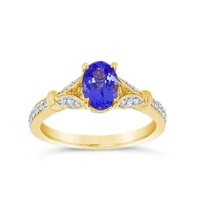 Irisa by Martin Binder Tanzanite & Diamond Accent Ring