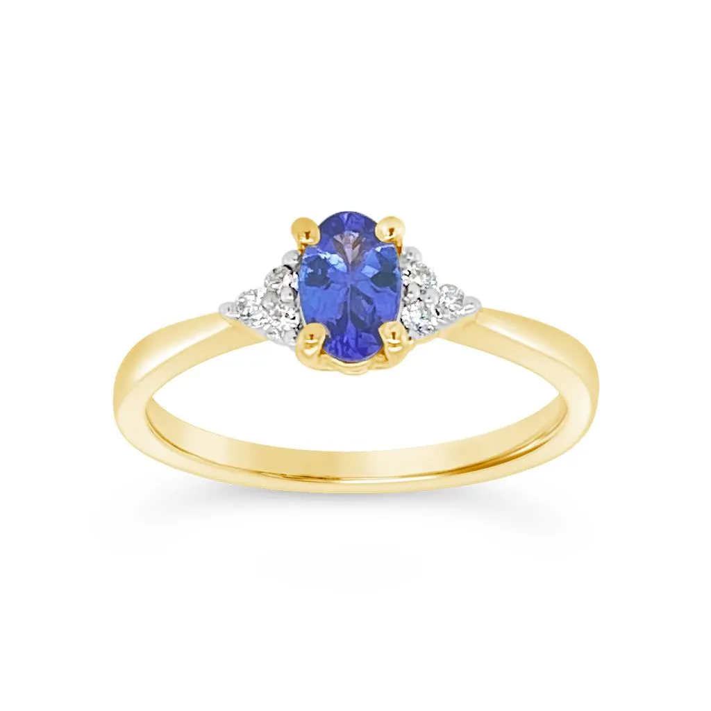 Irisa by Martin Binder Tanzanite & Diamond Accent Ring