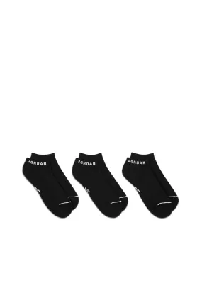 Jordan Everyday No-Show Socks 3-Pack - Black