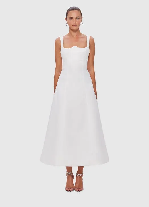 Leo Lin Odette Midi Dress - White