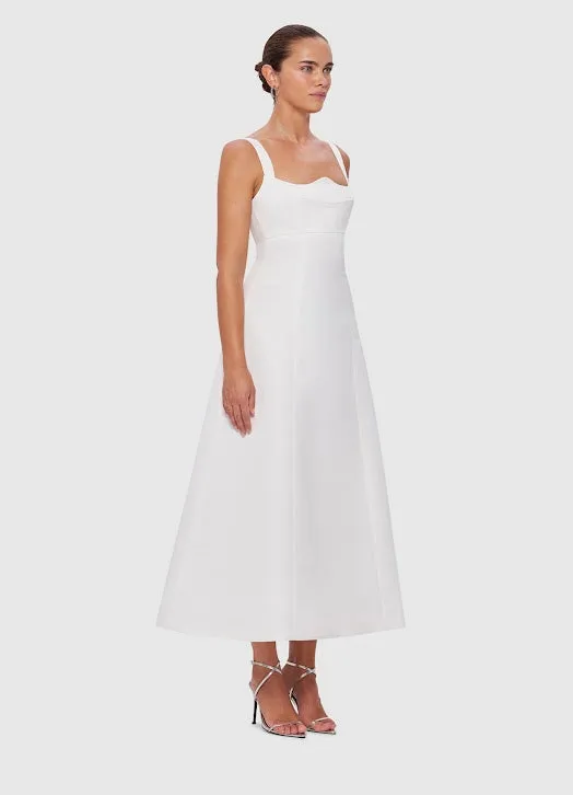 Leo Lin Odette Midi Dress - White