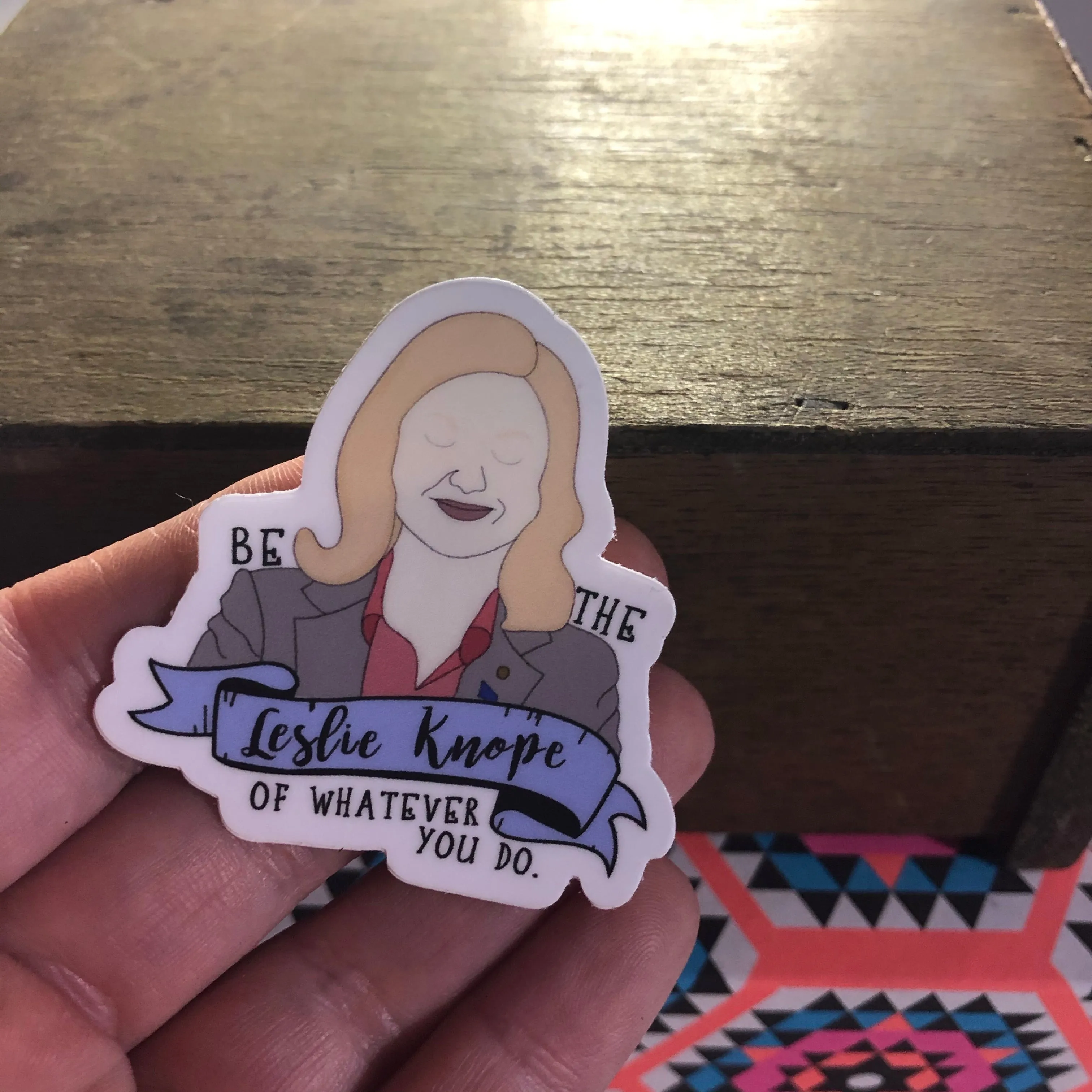 Leslie Knope Vinyl Sticker