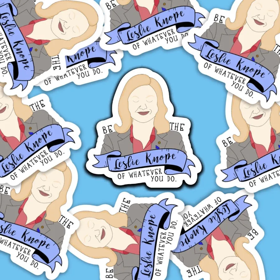 Leslie Knope Vinyl Sticker