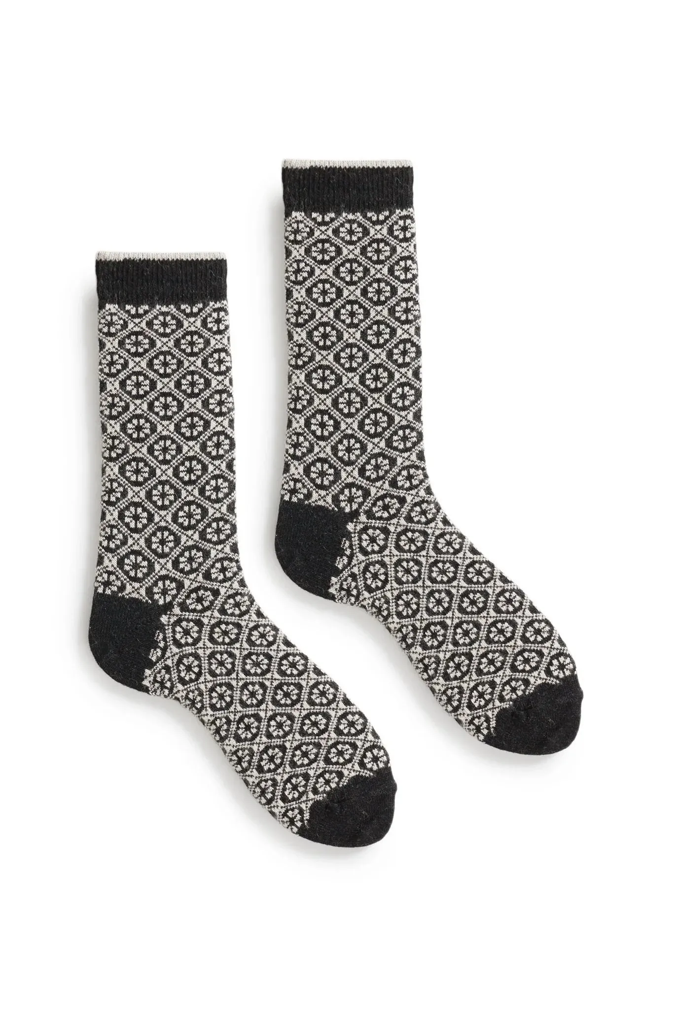 Lisa B - Medallion Crew socks