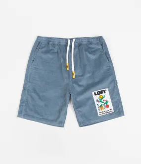 Lo-Fi Garden Work Shorts - Harbour Blue