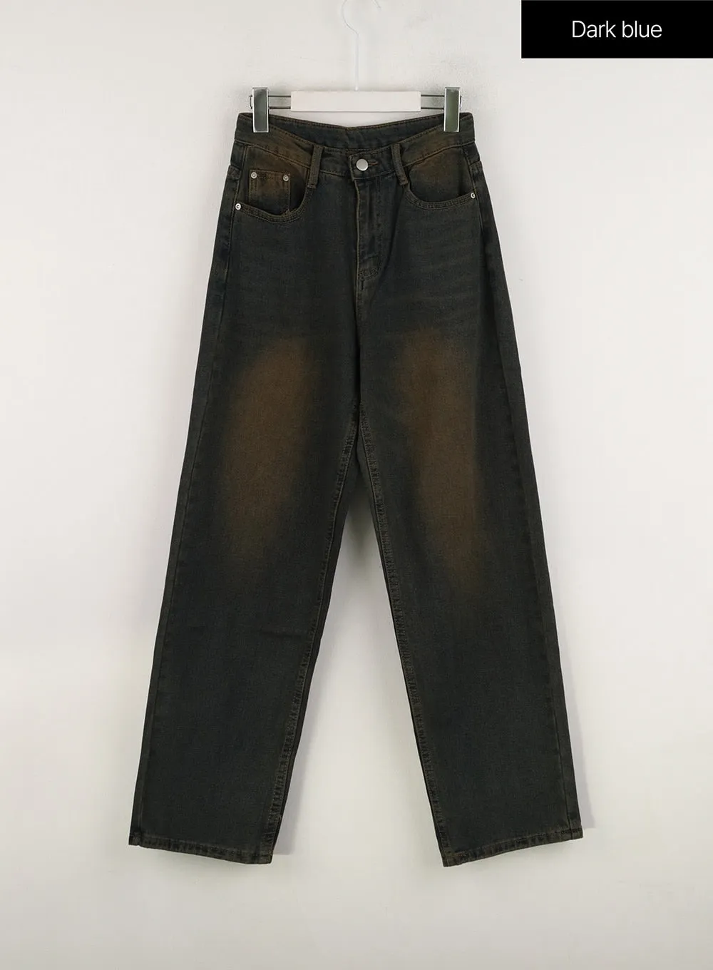 Mid-Waist Washed Wide Denim OD315