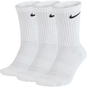 Nike Everyday Training Crew Socks Cushioned - White/Black (3 Pairs)