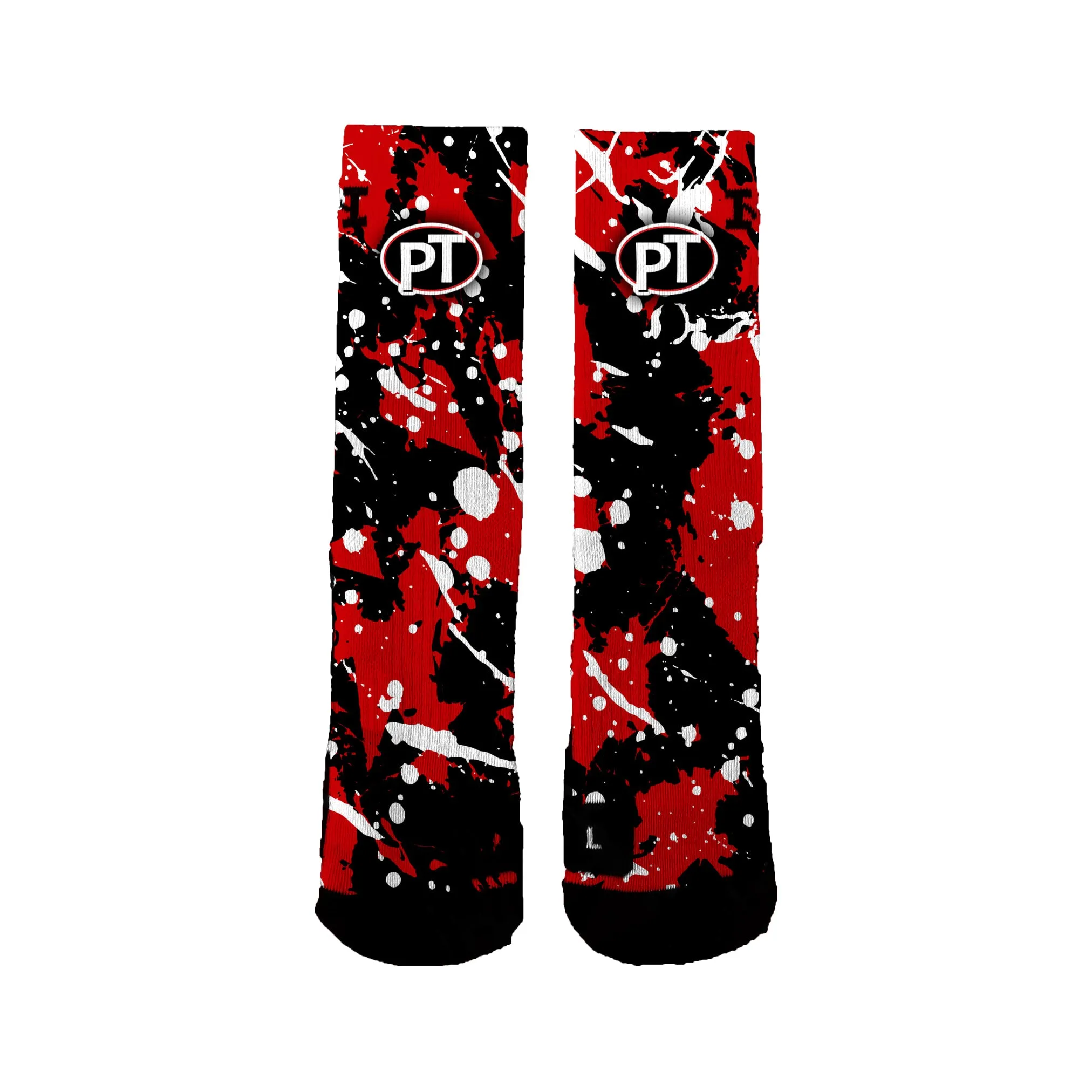 Peters Township Girls Lacrosse Club Splatter Socks