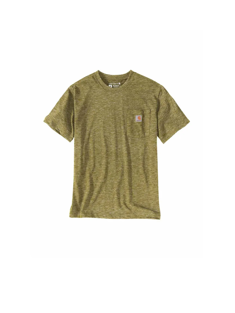 Pocket Short Sleeve T-Shirt - Olive Snow Heat