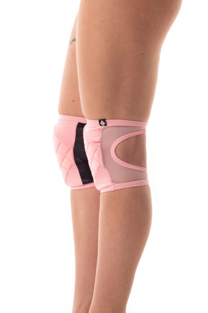 Poledancerka Grippy Kneepads - Baby Pink (with Pocket)